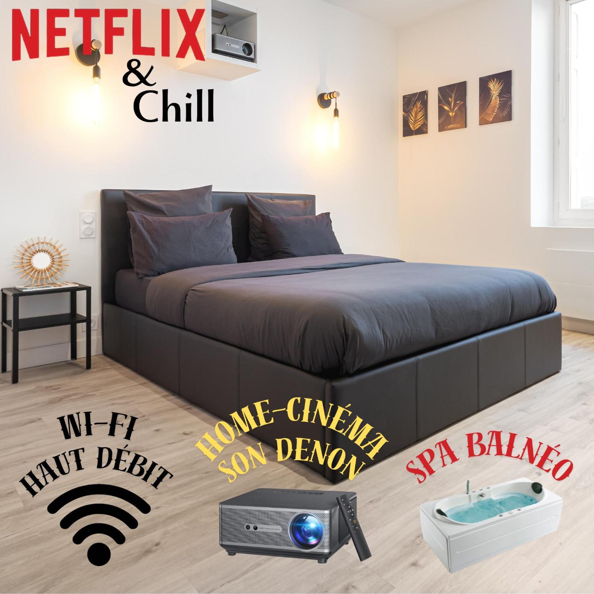 Cinema & Jacuzzi Aux Etoiles - Casabianca Suite Saint-Etienne  Ngoại thất bức ảnh